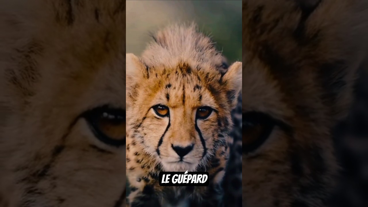 L'animal le plus rapide du monde sur terre ! 🔥 Le Guépard ! 🐆 #guepard #cheetah #guepardo #animaux