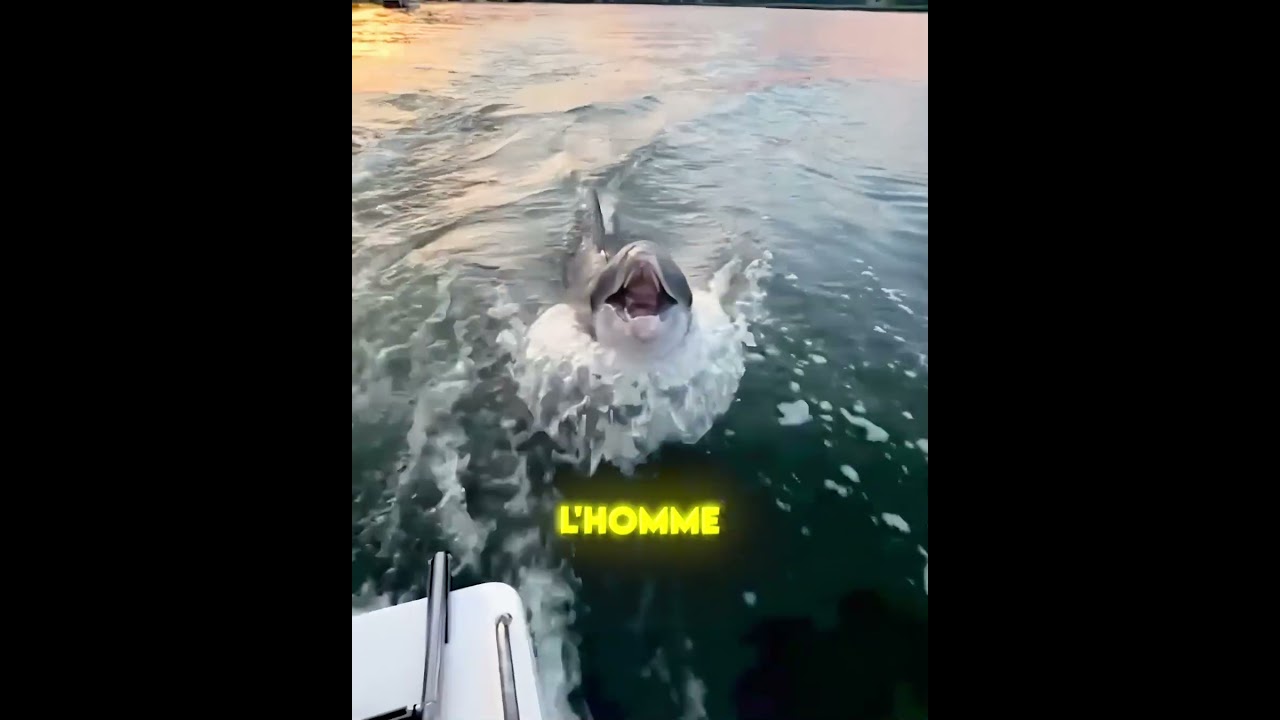 IL SE FAIT UN AMI DAUPHIN ! 😱🐬