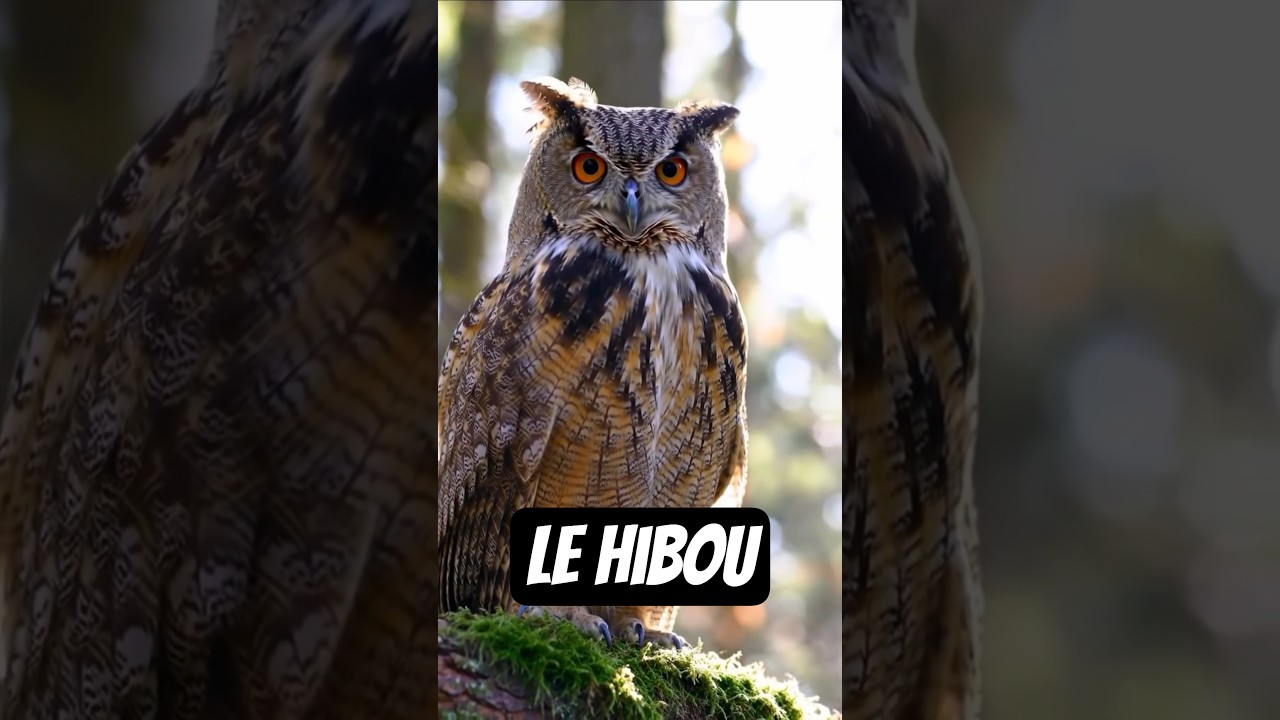 Voici le Hibou ! 🦉 #hibou #rapace #owl #oiseau #bird #animaux #foret #nature